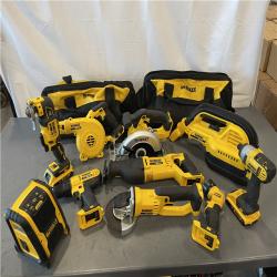 AS-IS - DEWALT 20V MAX Lithium-Ion Brushed Cordless (10-Tool) Combo Kit