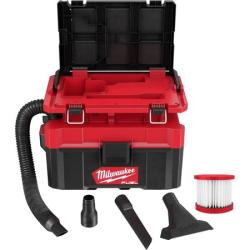 NEW- MILWAUKEE M18 FUEL PACKOUT 18-Volt Lithium-Ion Cordless 2.5 Gal. Wet/Dry Vacuum (Vacuum-Only)
