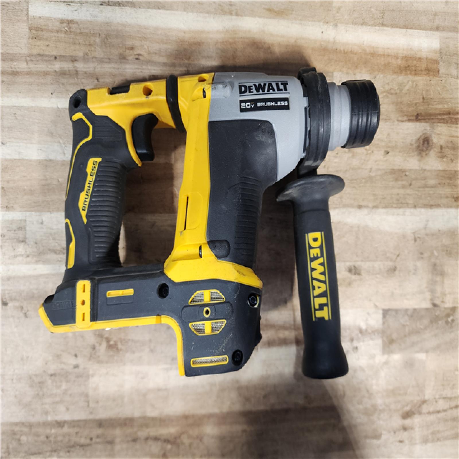 HOUSTON LOCATION - AS-IS DEWALT ATOMIC 20V MAX Cordless Brushless Ultra-Compact 5/8 in. SDS Plus Hammer Drill (Tool Only)