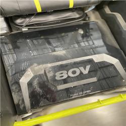 DALLAS LOCATION- AS-IS RYOBI 80V HP 54 ELECTRIC ZERO TURN RIDING MOWER