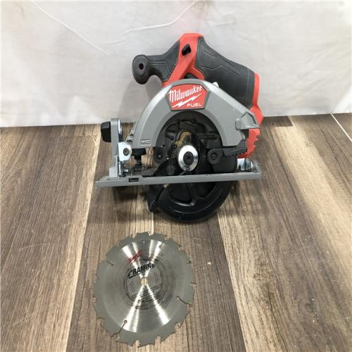 AS-IS Milwaukee FUEL 12V Lithium-Ion Brushless 5-3/8 in. Cordless Circular Saw (Tool-Only)