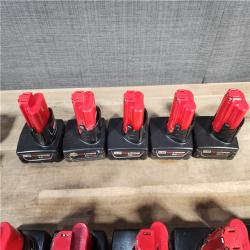 HOUSTON LOCATION - AS-IS MILWAUKEE BATTERY PACK QTY - 20