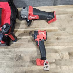 HOUSTON LOCATION - AS-IS Milwaukee 2 Tool Combo Kit W/ (2) Battery & Charger