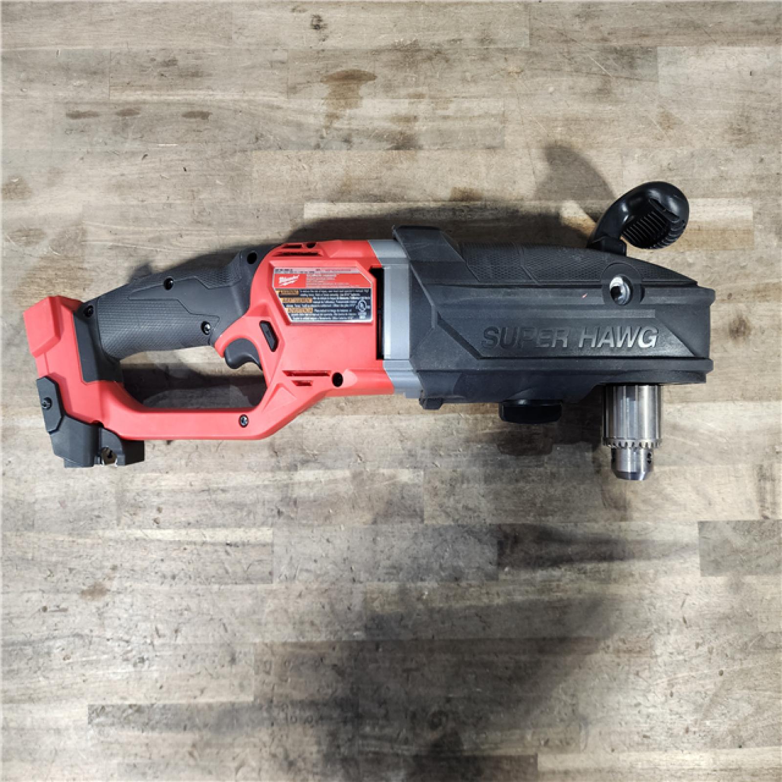 HOUSTON LOCATION - AS-IS Milwaukee M18 18V Fuel 1/2 Right Angle Drill Super Hawg Cordless Lithium-Ion 2809-20 (TOOL ONLY)