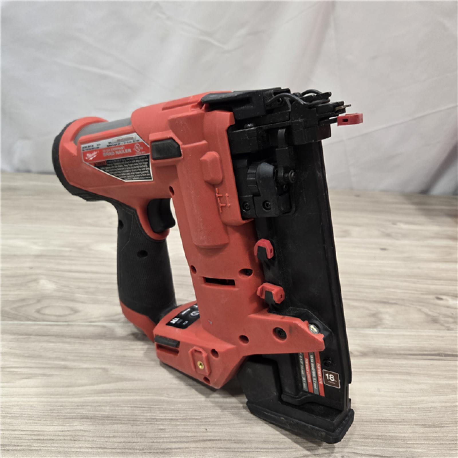 AS-IS Milwaukee M12 FUEL 18 Gauge Compact Brad Nailer