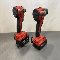 AS-IS - Milwaukee M18 18-Volt Lithium-Ion Brushless Cordless Compact Hammer Drill/Impact Combo Kit