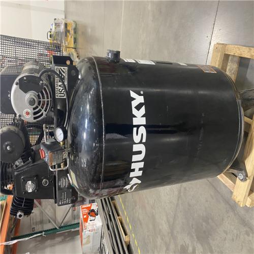Dallas Location - As-Is  Husky80 Gal.? 3-?Cylinder Single Stage Electric Air Compressor