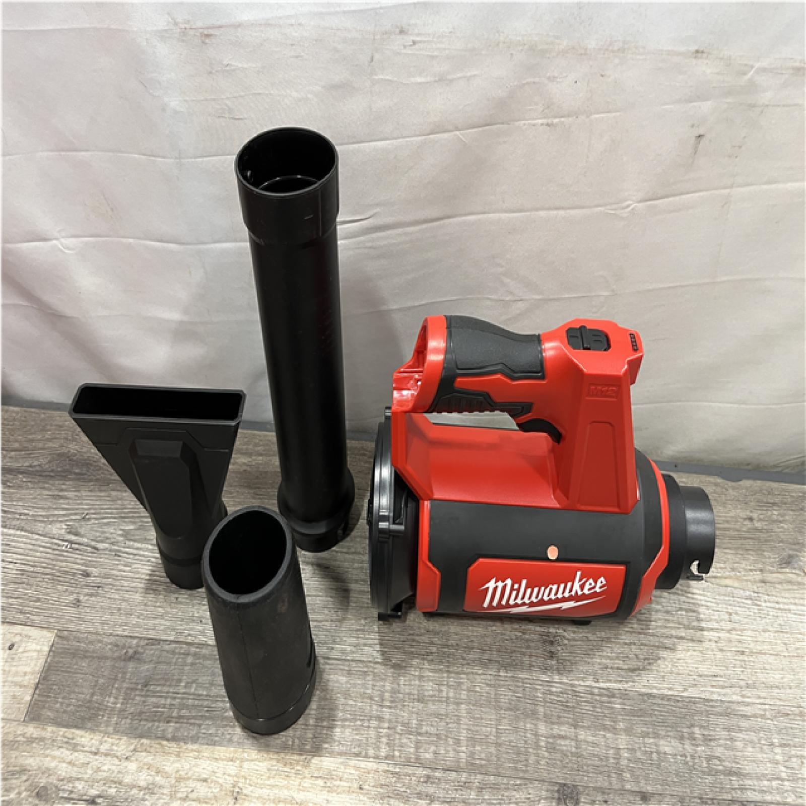 AS-IS Milwaukee 12V Lithium-Ion Cordless Compact Spot Blower (Tool-Only)