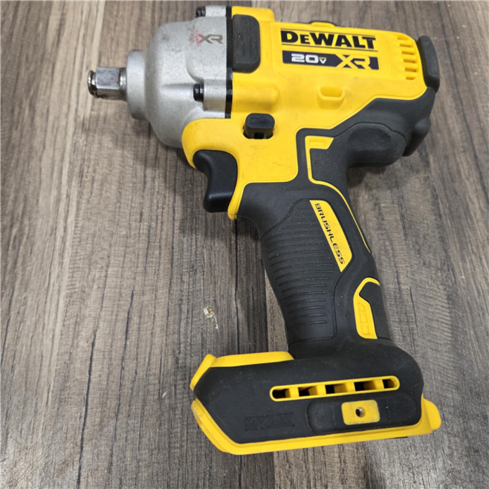 GOOD DeWalt 20V MAX 1/2 in. Cordless Brushless Mid-Range Impact Wrench Tool Only