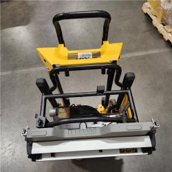 As-Is- DEWALT 15 Amp Corded 10 in. Job Site Table Saw with Rolling Stand