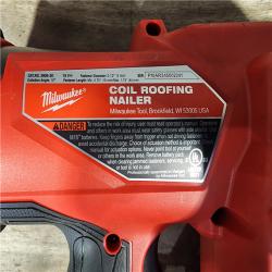 HOUSTON LOCATION - AS-IS Milwaukee M18 FUEL Coil Roofing Nailer (TOOL ONLY)