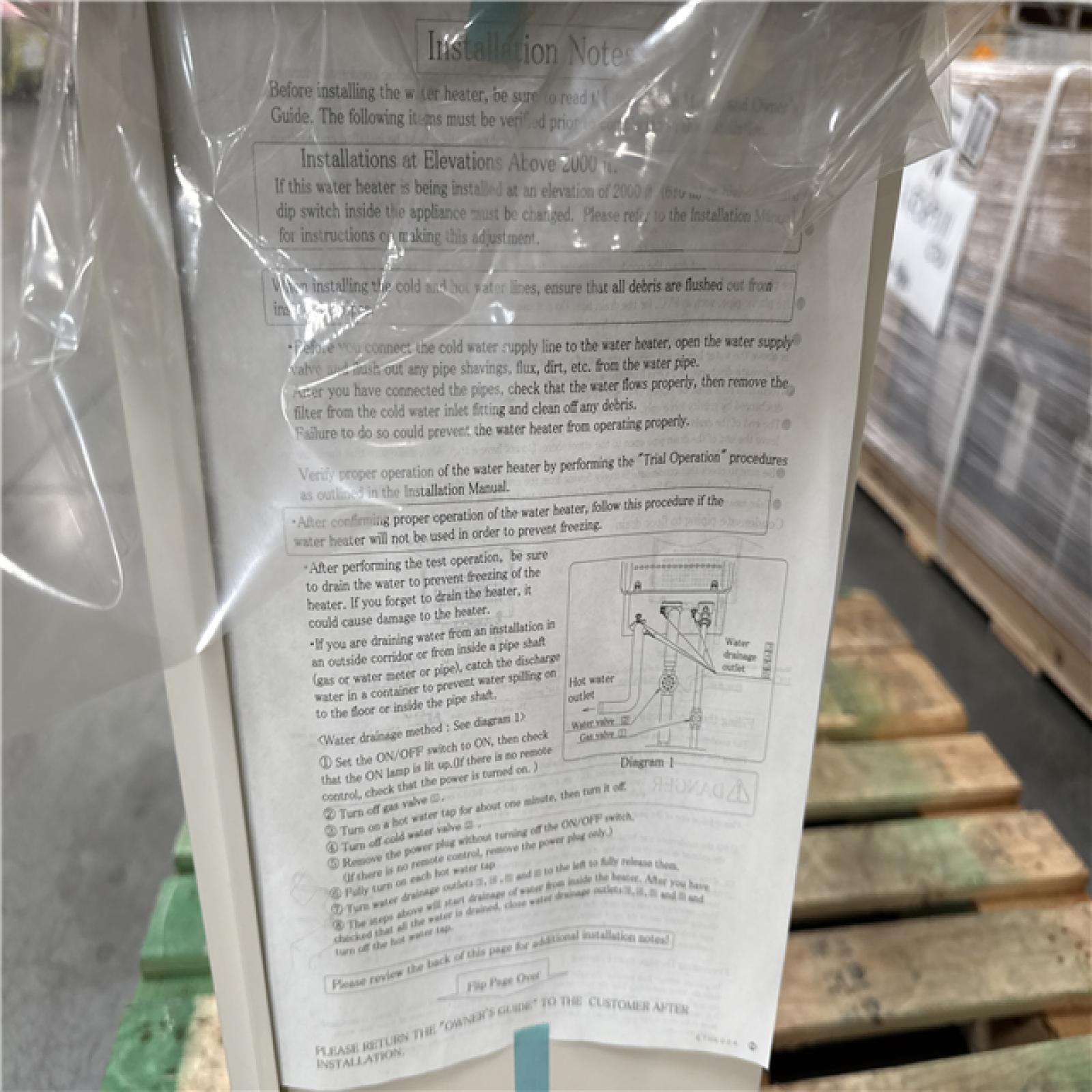 California NEW Noritz Condensing Tankless Gas Water Heater