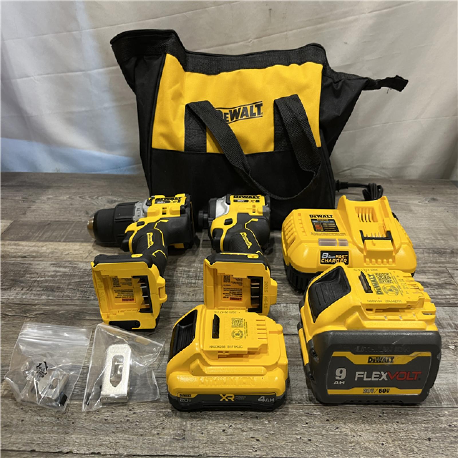 AS-IS DEWALT 20V Lithium-Ion Cordless 2-Tool Combo Kit