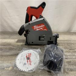 AS-IS Milwaukee FUEL 18V Lithium-Ion Cordless Brushless 6-1/2 in. Plunge Cut Track Saw (Tool-Only)