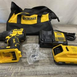 LIKE NEW -  DEWALT ATOMIC 20V Cordless 1/2 in. Compact Hammer Drill Kit