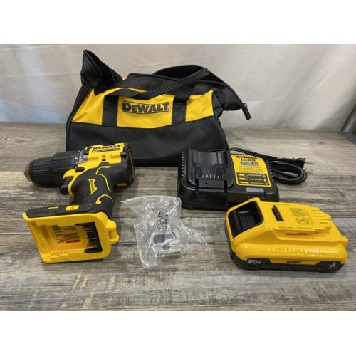 LIKE NEW -  DEWALT ATOMIC 20V Cordless 1/2 in. Compact Hammer Drill Kit