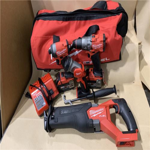 Good - M18 FUEL 18V Lithium-Ion Brushless Cordless Combo Kit with Two 5.0 Ah Batteries  1 Charger 1 Tool Bag