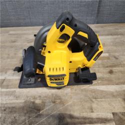 HOUSTON LOCATION - AS-IS Dewalt FLEXVOLT 60-Volt MAX Lithium-Ion Cordless Brushless 7-1/4 in. Circular Saw (Tool-Only)