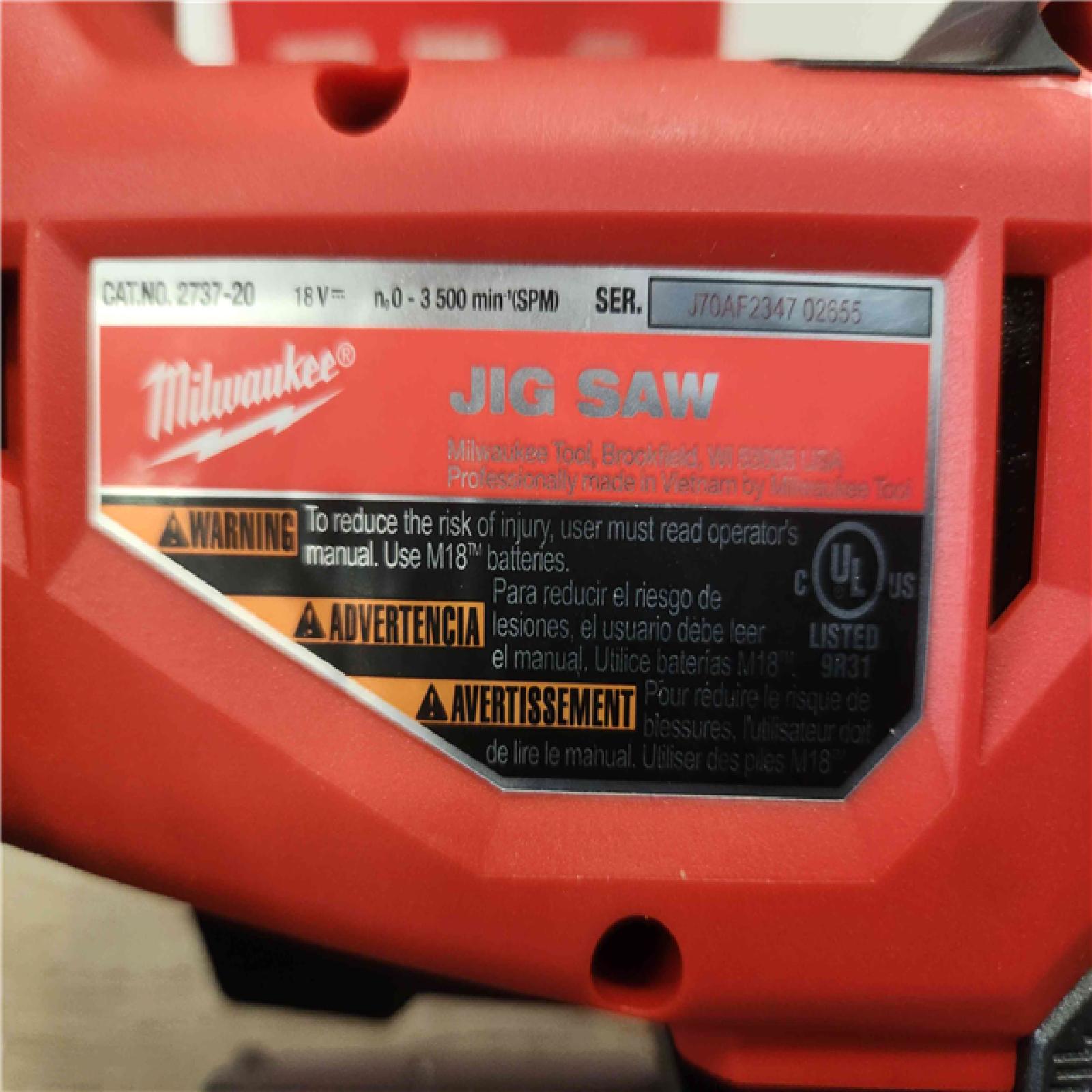 Phoenix Location Appears NEW Milwaukee M18 FUEL 18V Lithium-Ion Brushless Cordless Jig Saw (Tool-Only)