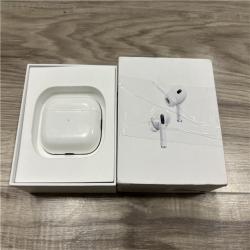 AS-IS Apple AirPods Pro (2nd Generation) with the USB-C MagSafe Charging Case