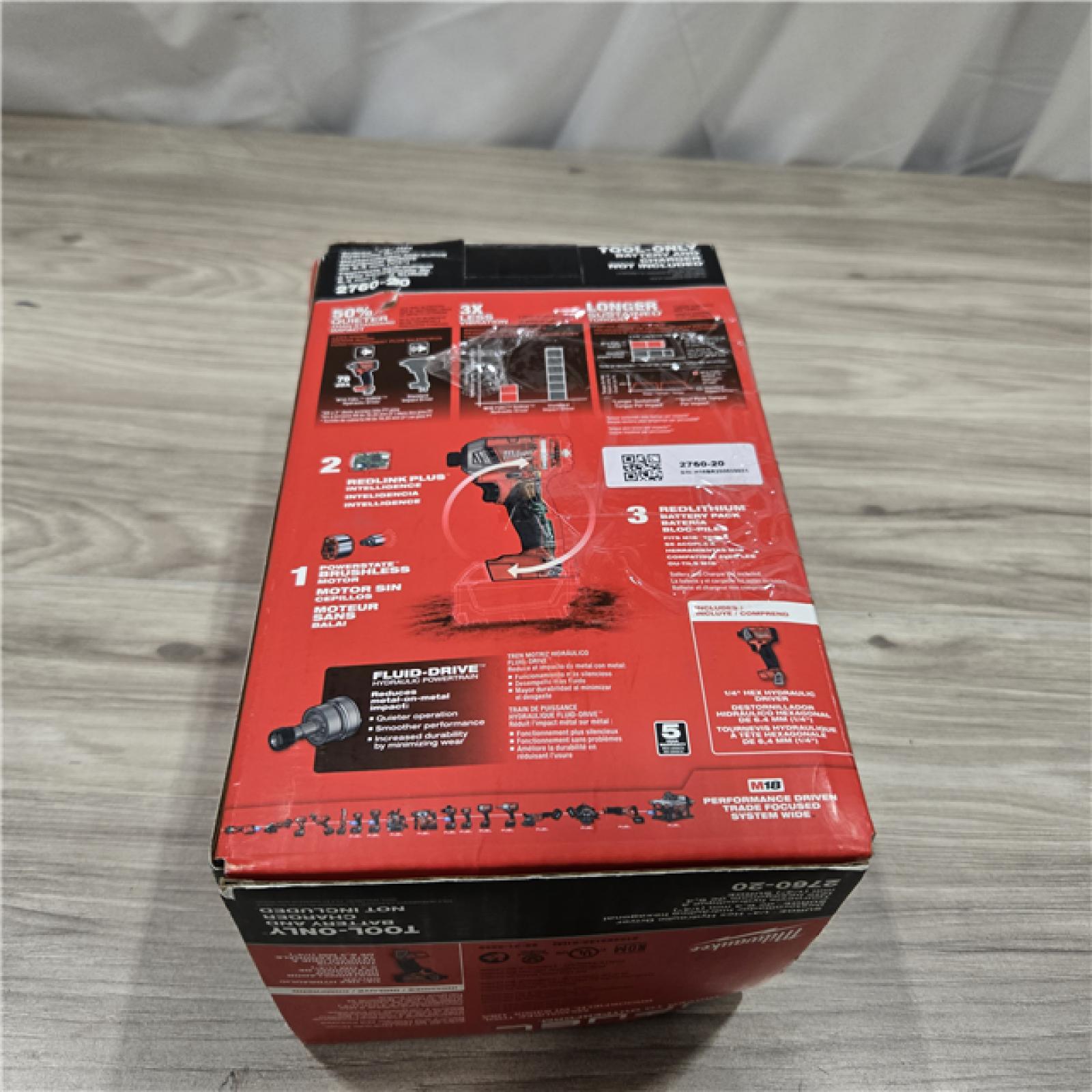 NEW! -  Milwaukee 2760-20 - M18 Fuel Surge 18V Cordless Drill/Driver Bare Tool