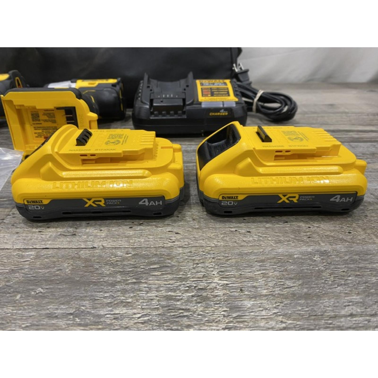 AS-IS DEWALT 20V MAX Lithium-Ion Cordless 2-Tool Combo Kit