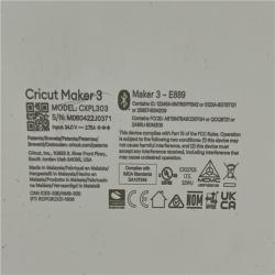 AS-IS Cricut Maker 3 Machine-BLUE
