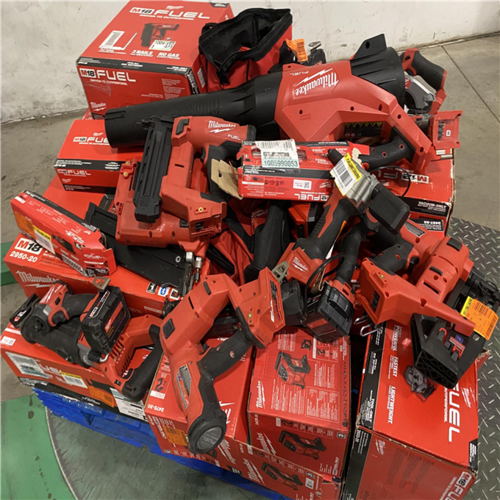 Dallas Location - As-Is MILWAUKEE Tool Pallet