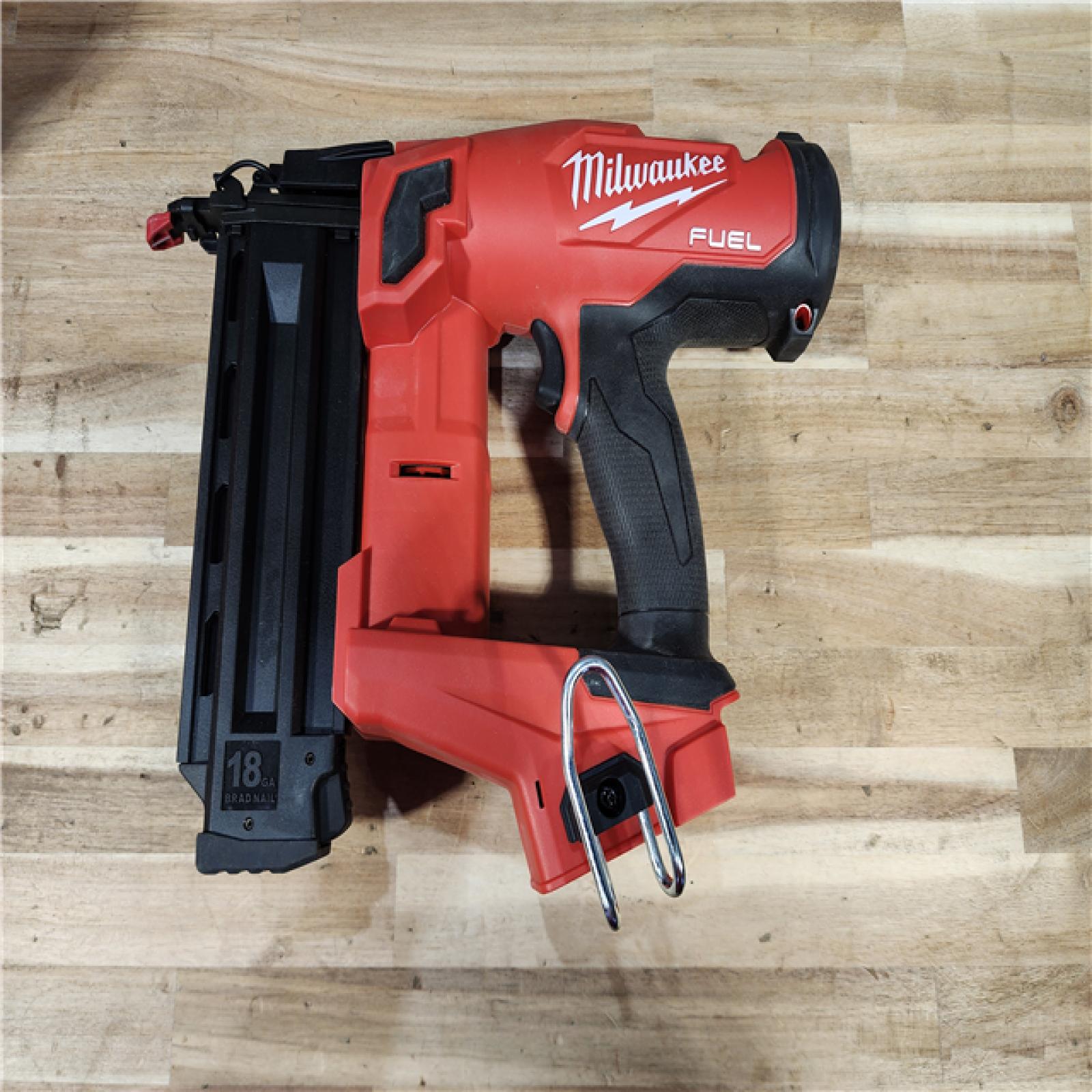 HOUSTON LOCATION - AS-IS (APPEARS LIKE NEW) Milwaukee  FUEL 18-Volt Lithium-Ion Brushless Cordless Gen II 18-Gauge Brad Nailer (Tool-Only)