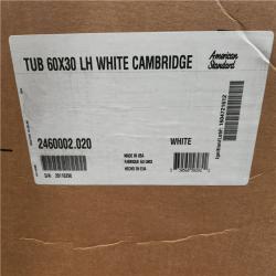 Phoenix NEW American Standard Cambridge 60 in. x 32 in. Soaking Bathtub with Left Hand Drain in White