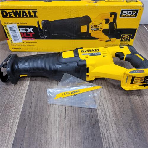 AS-IS  DeWalt DCS389B FLEXVOLT 60V MAX Cordless Brushless Reciprocating Saw (Tool-Only)
