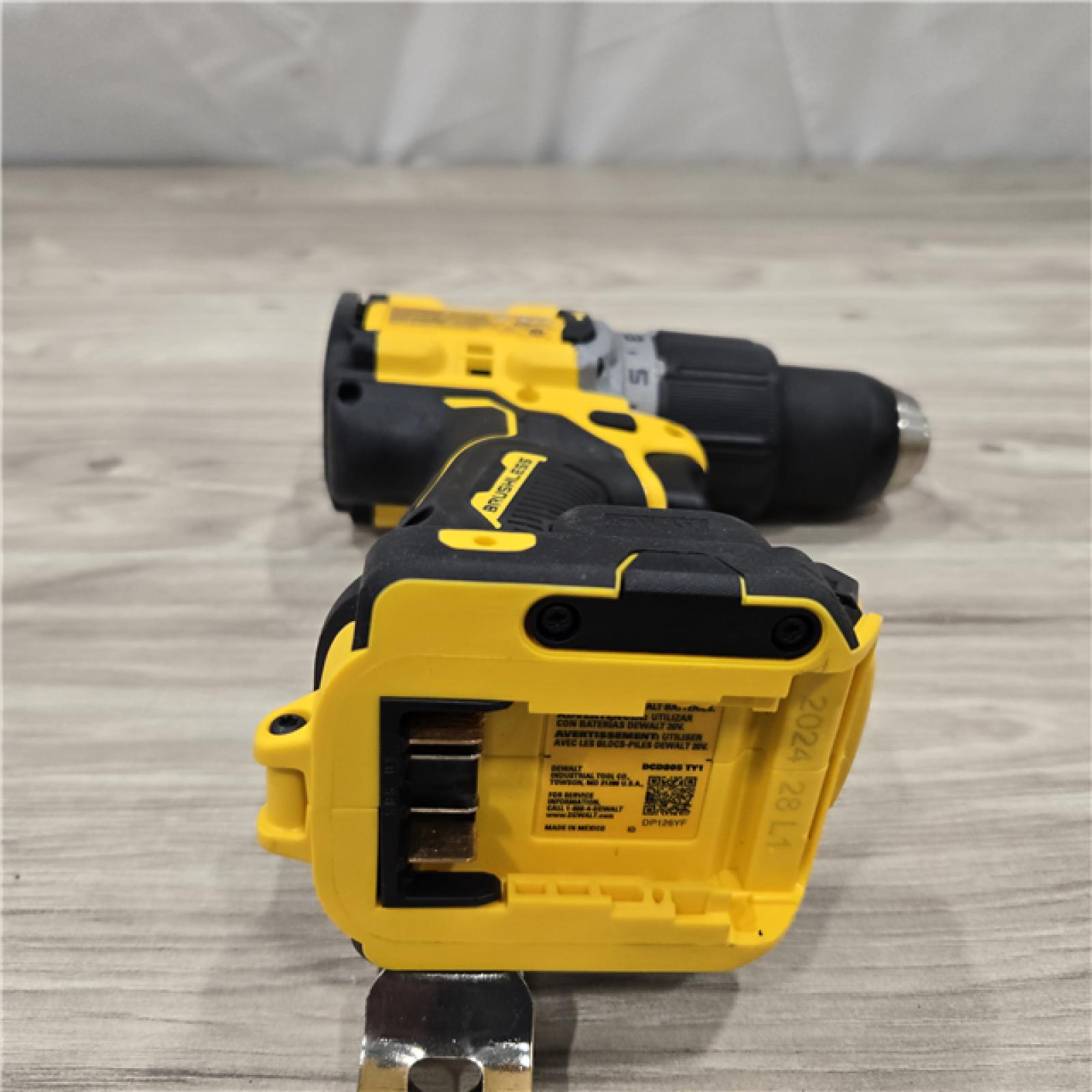 AS-IS DEWALT 20V Compact Cordless 1/2 in. Hammer Drill (Tool-Only)