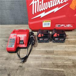 HOUSTON LOCATION - AS-IS MILWAUKEE FUEL 18V Lithium-Ion Brushless Cordless Hammer Drill and Impact Driver Combo Kit