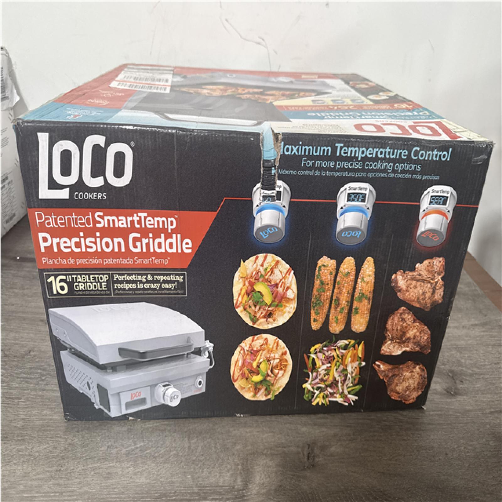 CALIFORNIA AS IS LOCO COOKERS 16” TABLETOP GRIDDLE