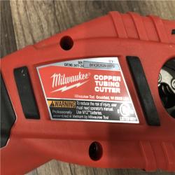 AS-IS Milwaukee 12V Lithium-Ion Cordless Copper Tubing Cutter (Tool-Only)