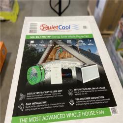 DALLAS LOCATION - QuietCool Energy Saver 4195 CFM Advanced Whole House Fan with Included Wireless Control