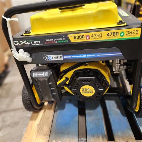 Dallas Location - As-Is Champion 201279 5300W Dual Fuel Generator