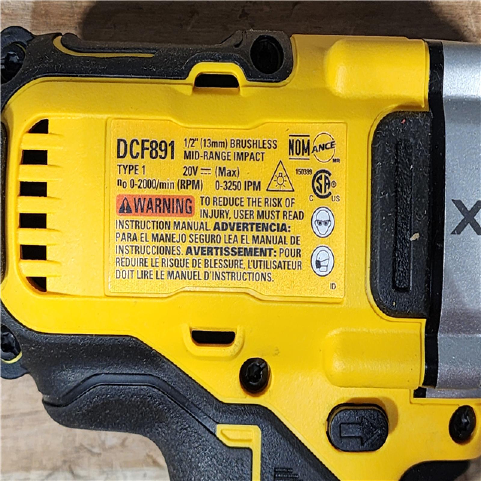 HOUSTON LOCATION - AS-IS DEWALT 20V MAX XR Cordless 1/2 in. Impact Wrench (Tool Only)