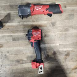 HOUSTON LOCATION - AS-IS Milwaukee 2 Tool Combo Kit W/ (2) Battery & Charger