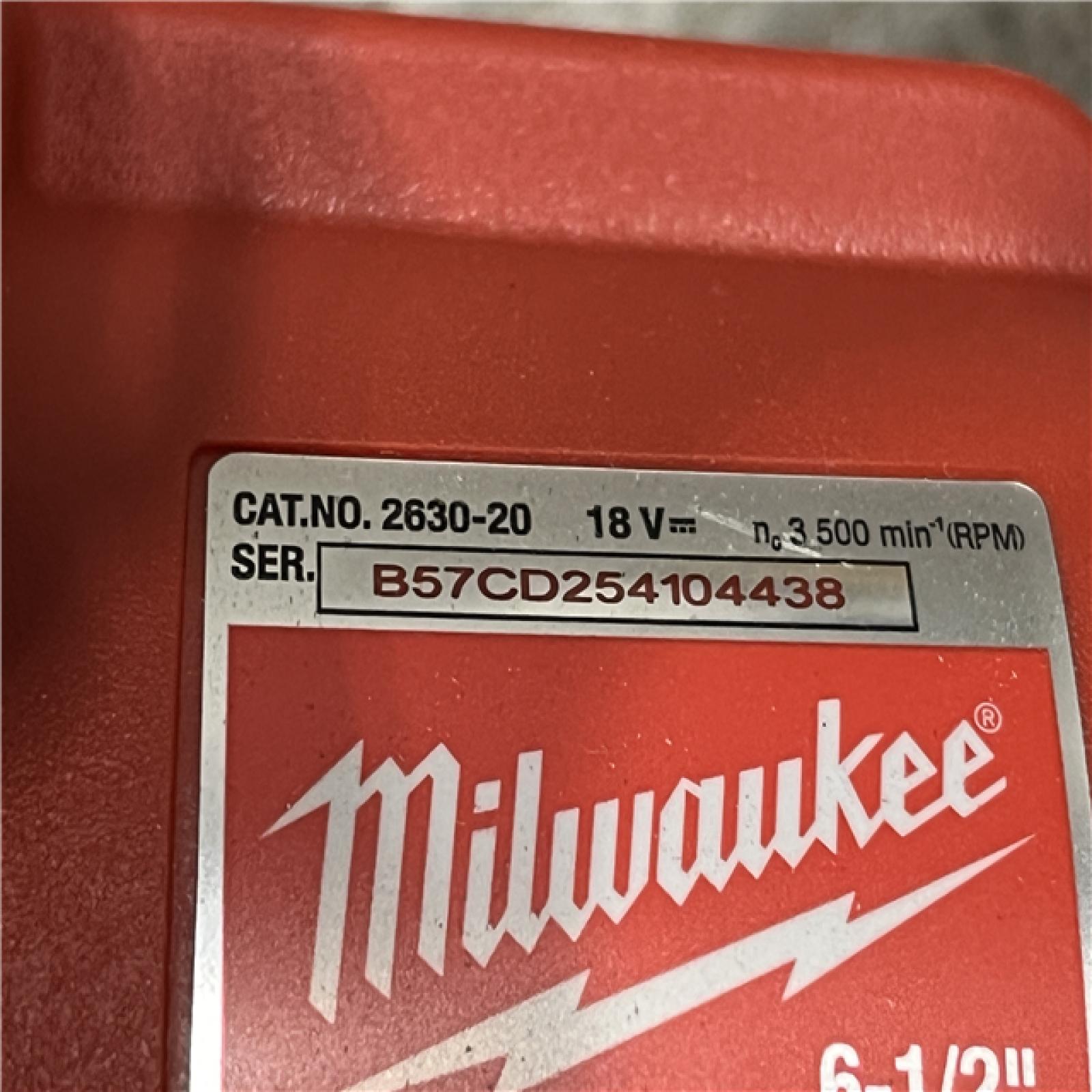 AS-IS Milwaukee 18V Lithium-Ion Cordless 6-1/2 in. Circular Saw (Tool-Only)