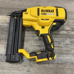 AS-IS DEWALT 20V MAX XR Lithium-Ion Electric Cordless 18-Gauge Brad Nailer (Tool Only)