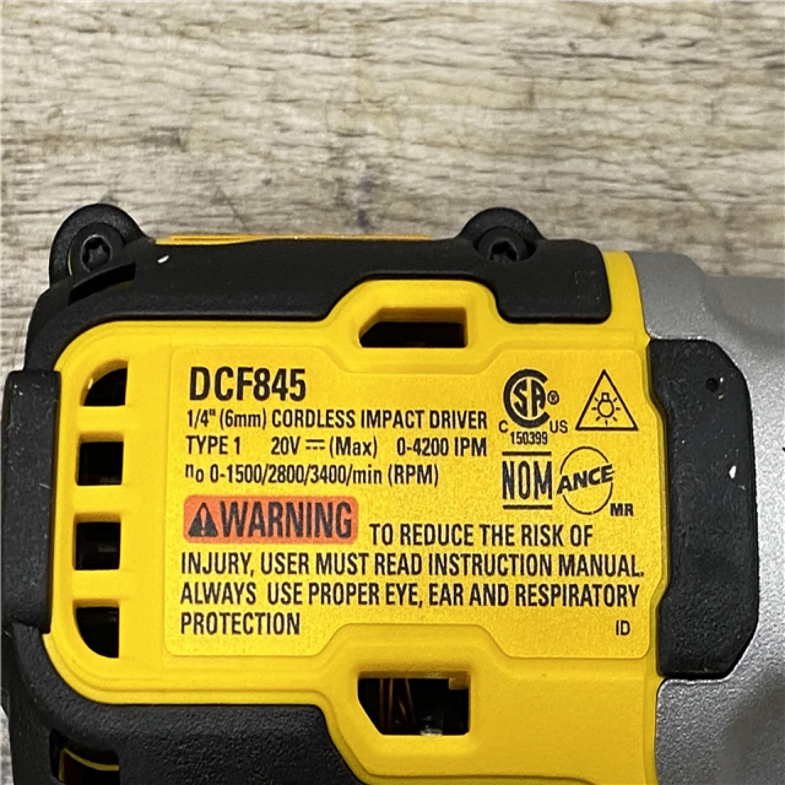 AS-IS DEWALT 20-Volt Maximum XR Lithium-Ion Cordless Brushless 1/4 in. 3-Speed Impact Driver Kit