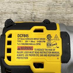 AS-IS DEWALT 20-Volt Maximum XR Lithium-Ion Cordless Brushless 1/4 in. 3-Speed Impact Driver Kit