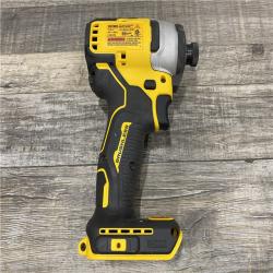 AS-IS DEWALT Atomic 20V Max Lithium-Ion Brushless Cordless Compact 1/4 in. Impact Driver Kit