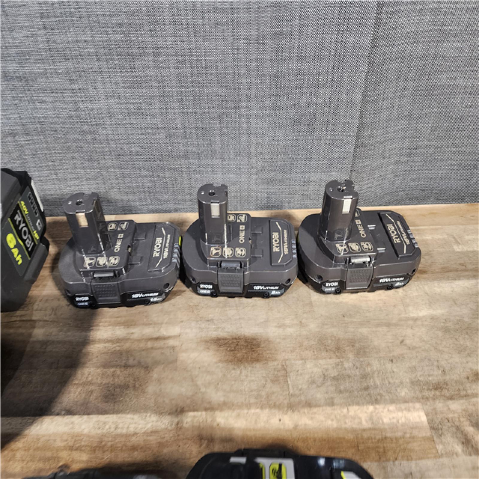 HOUSTON LOCATION - AS-IS RYOBI BATTERY PACK QTY - 10