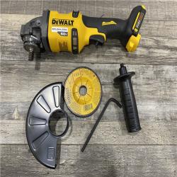 AS-IS DEWALT 60V MAX Cordless Brushless 4.5 in. to 6 in. Small Angle Grinder with Kickback Brake (Tool Only)