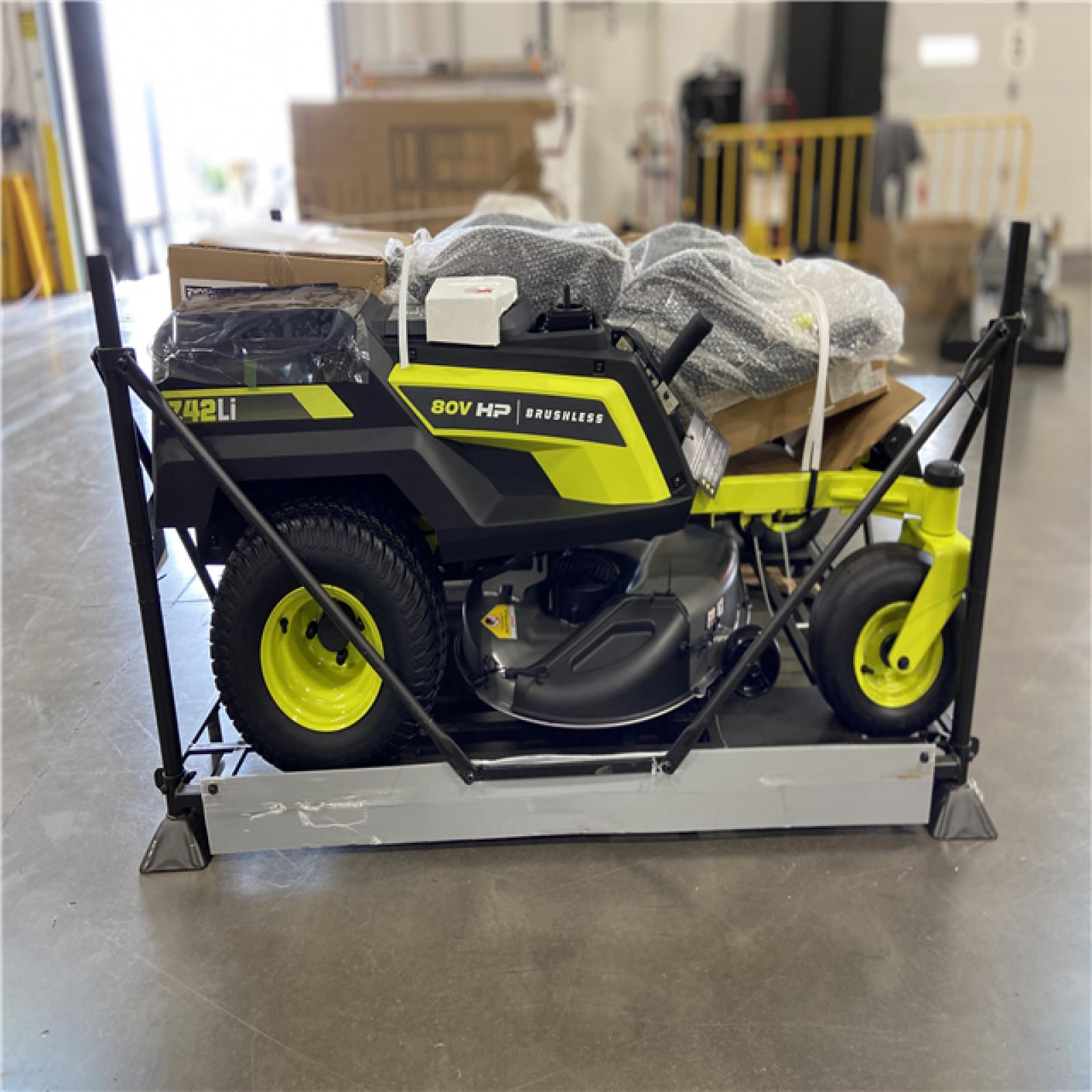 DALLAS LOCATION - RYOBI 80V HP Brushless 42 in. Battery Electric Cordless Zero Turn Riding Mower (2) 80V Batteries (2) 40V Batteries and Charger
