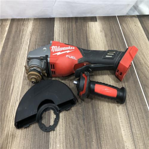 AS-IS Milwaukee FUEL 18-Volt Lithium-Ion Brushless Cordless 4-1/2 in./6 in. Braking Grinder with Paddle Switch (Tool-Only)