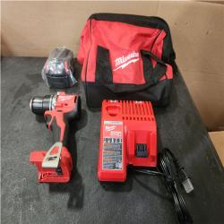 Phoenix NEW Milwaukee M18 18V Lithium-Ion Brushless Cordless 1/2 in. Compact Drill/Driver with One 2.0 Ah Battery, Charger and Tool Bag