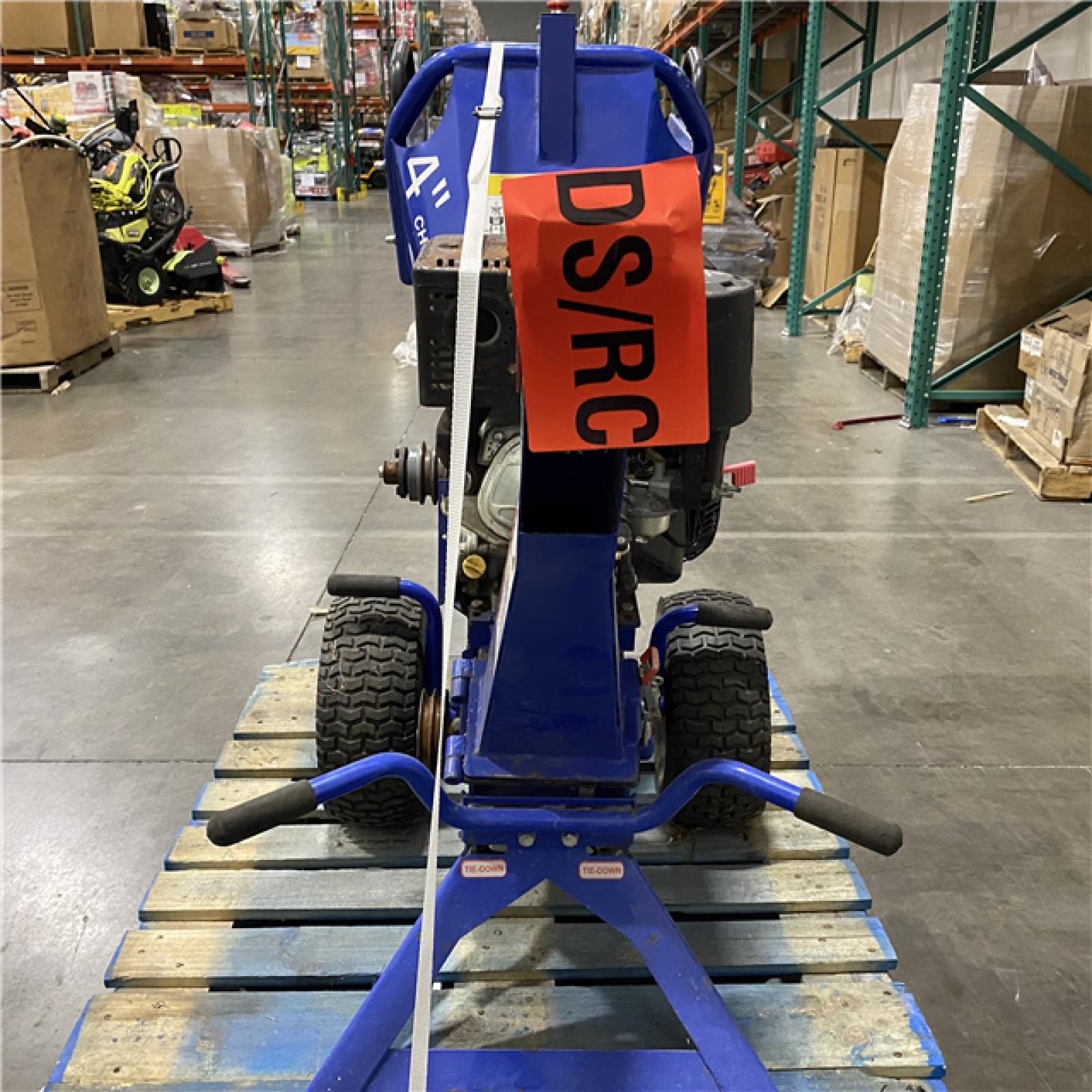 Dallas Location - As-Is BLUEBIRD 4 in. 13 HP Gas Powered Commercial Chipper
